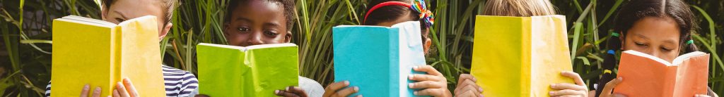 Reading group for children improving literacy skills.